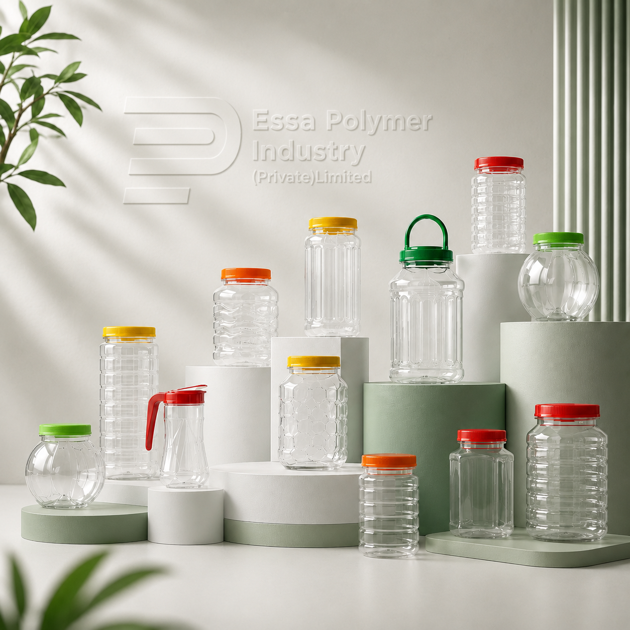 Essa Polymer jars and caps range