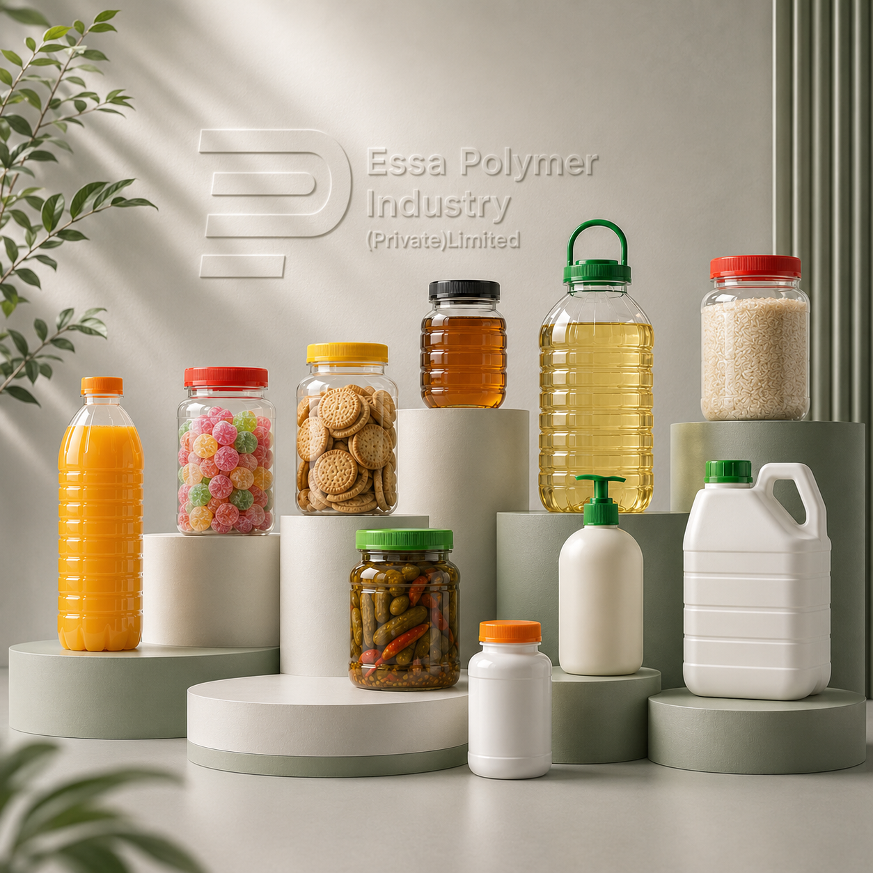 Rigid packaging formats for food, beverage, personal care and industrial applications